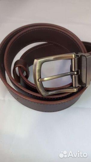 Мужской кожаный ремень ручной работы