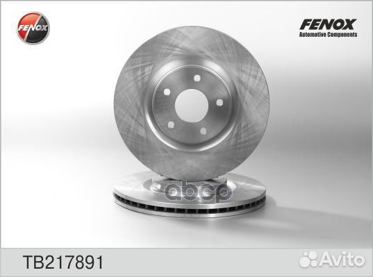 Диск тормозной перед прав/лев TB217891 fenox