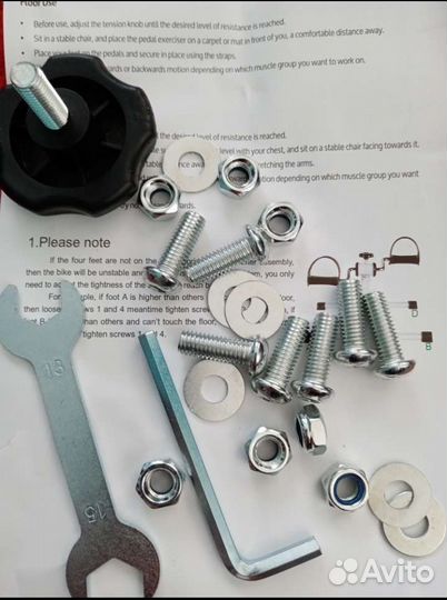 Мини Велотренажер новый