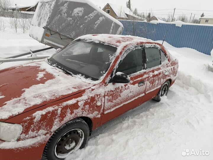 Hyundai Accent 1.3 МТ, 2000, 326 000 км