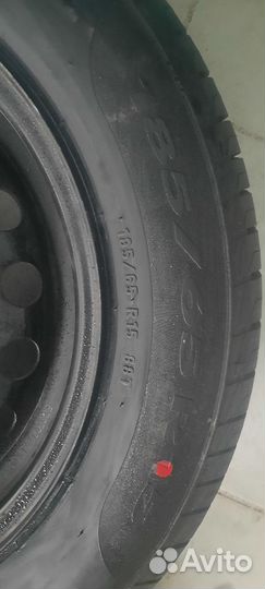 5 колес на дисках С болтами Pirelli 185/65 R15