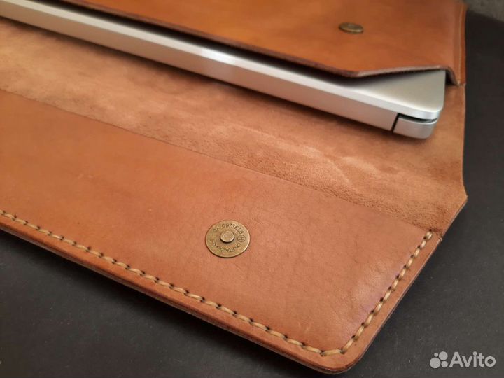 Чехол для ноутбука из натуральной кожи