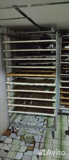 Тележки с сетками для сушки