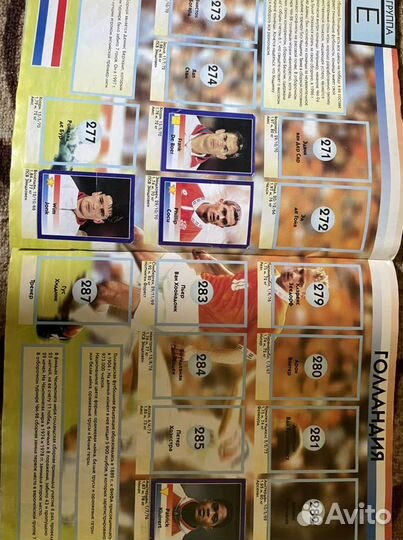 Журналы футбольные с наклейками