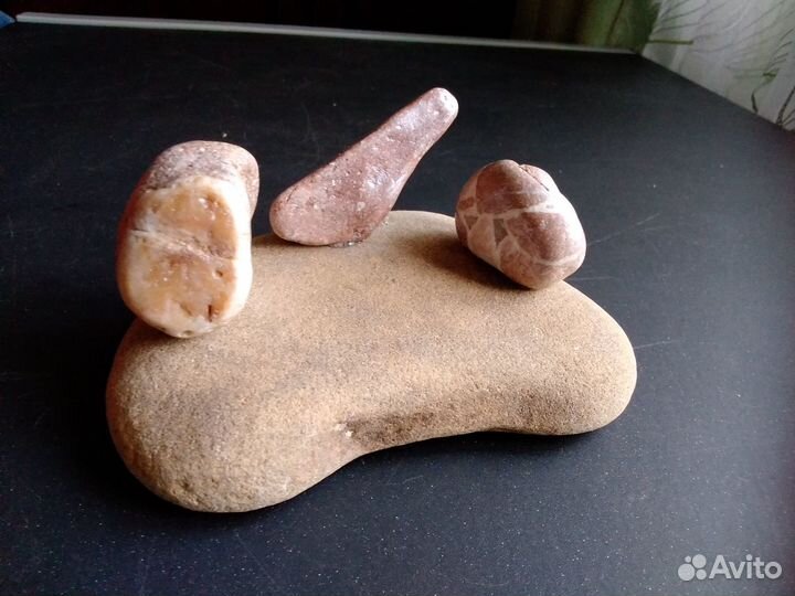 Подсвечник натуральный камень