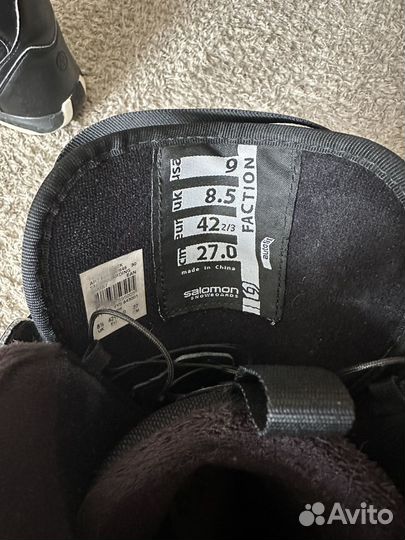 Сноубордические ботинки salomon