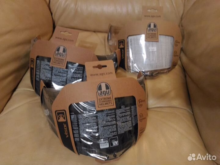 Визор AGV K3 K4 K5 Iridium Blue, Clear AS AF