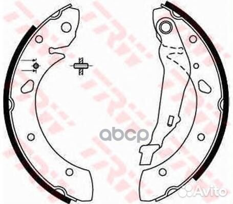 Колодки тормозные барабанные зад GS8632 TRW