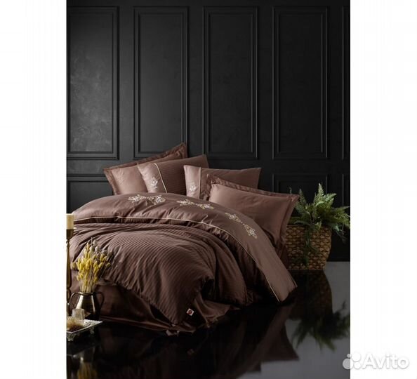 Постельное белье из сатина в размере евро. Турция