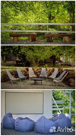 Семейный отдых, домики, a-frame