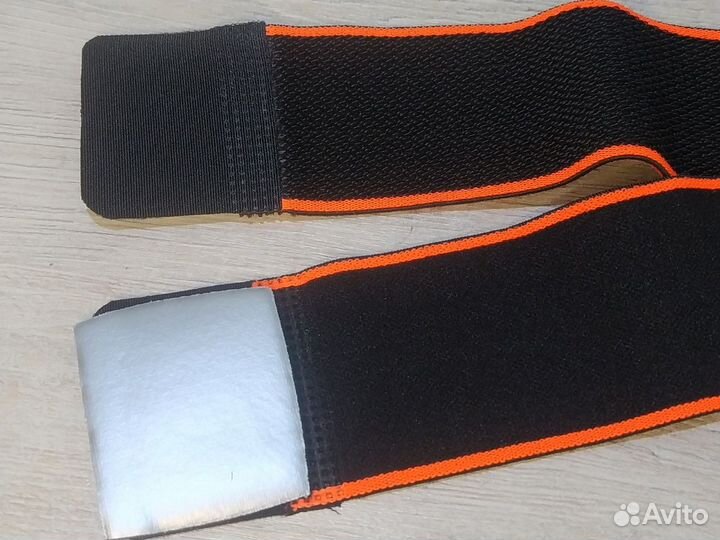 Суппорт колена indigo с компресс.лямками