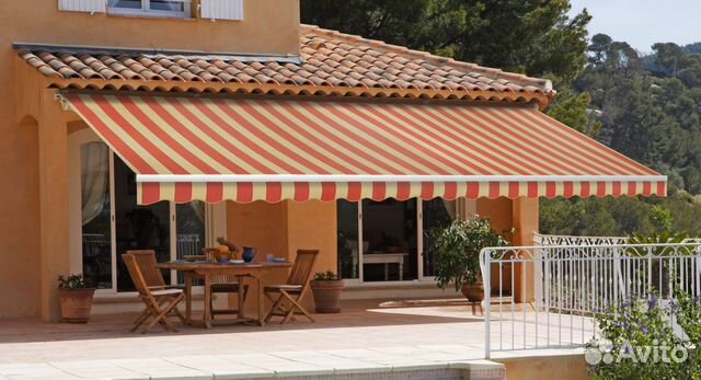 Маркиза открытого типа ширина 3,5 м х вылет 2,5 м