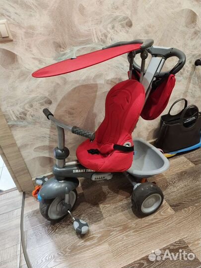 Велосипед с родительской ручкой