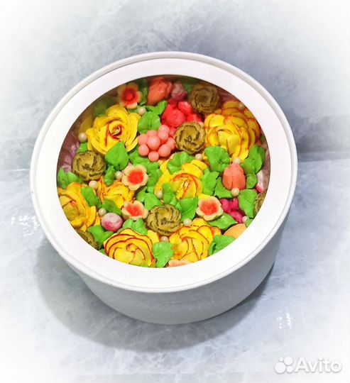 Коробочка с зефиром и шоколадом