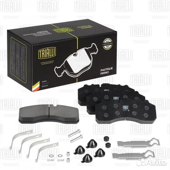 Колодки тормозн Камаз, маз, MAN, Iveco, Scania WVA