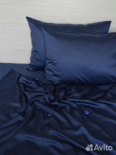 Комплект постельного белья из тенселя, на резинке