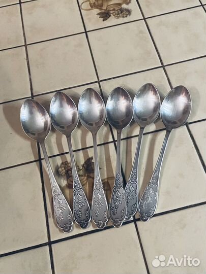Набор мельхиоровых ложек. СССР