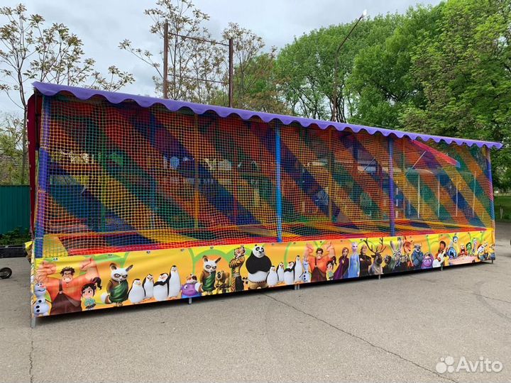 Мобильный лабиринт на прицепе 6м и 8м