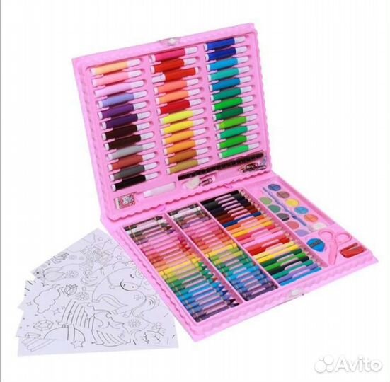 Набор для рисования в чемоданчик для девочек