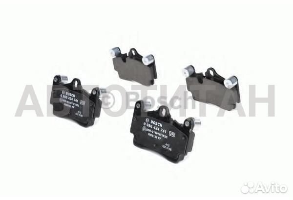 Колодки тормозные дисковые зад Volkswagen touareg