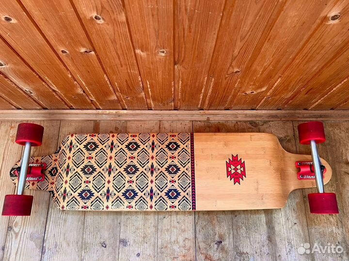 Лонгборд globe bannerstone RED/bamboo 9.5 X 41