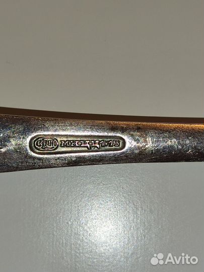 Набор столовых приборов из мельхиора