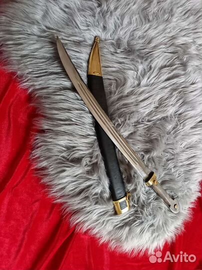 Кинжал бебут 2 широких дола