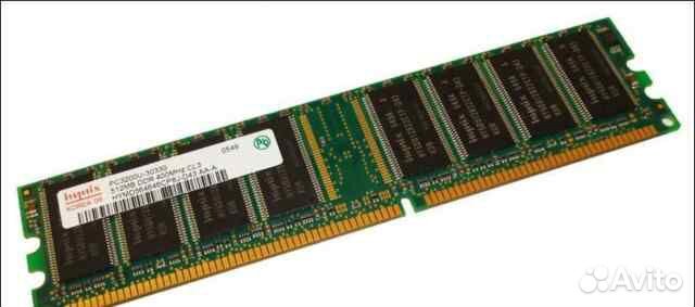 Озу Hynix 1 Gb PC3200 (DDR-400)