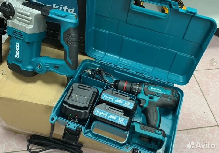 Шуруповерт makita 36v и перфоратор 1680w