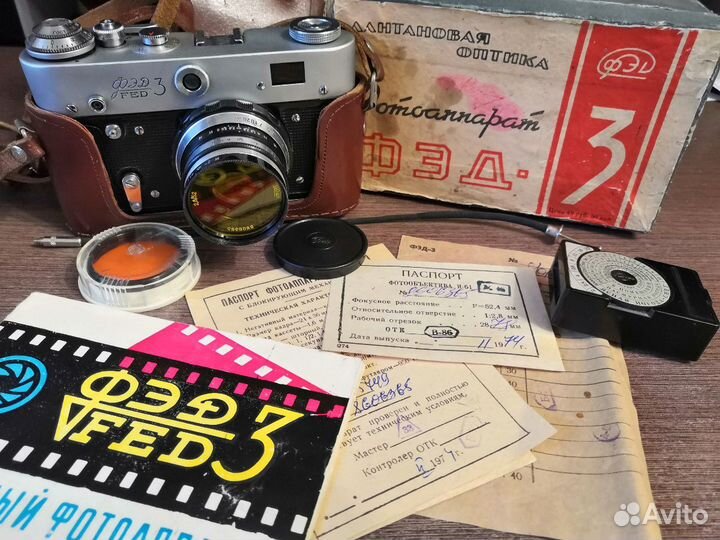 Раритетная фотокамера фэд-3