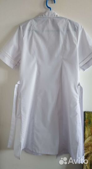 Белый медицинский халат женский 42-44