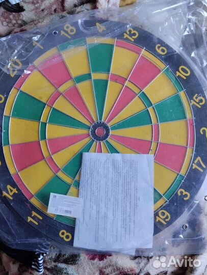 Популярная игра Дартс (Мишень двухсторонняя) новая