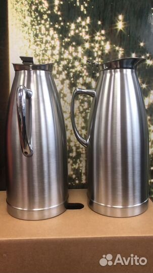 Кофейник 2 л вакуумный, нержавейка