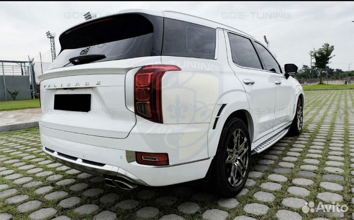 Нижний спойлер Хендай Палисад 2018 +