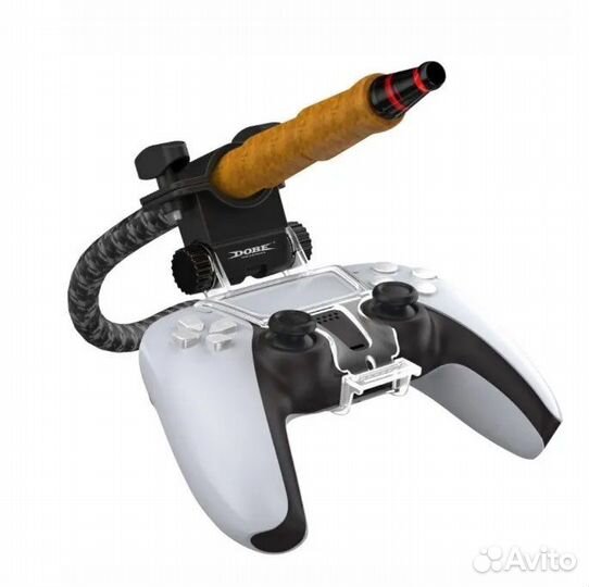 Держатель кальянной трубки для геймпада dualshock