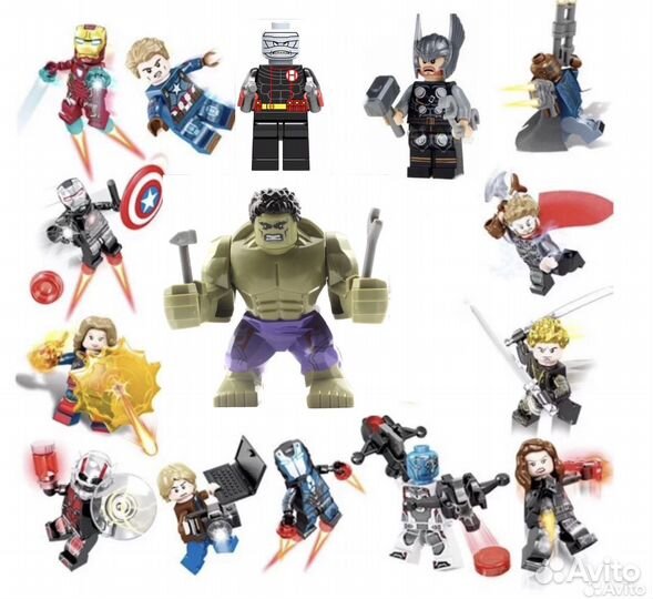 Минифигурки Marvel superheroes люди/икс от