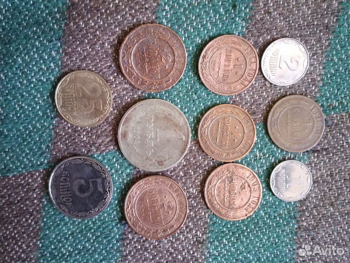 Монеты разные