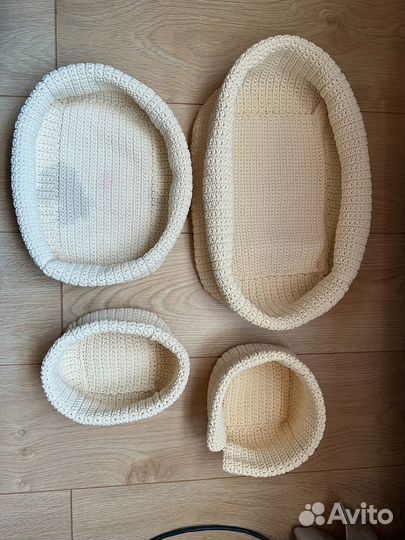 Корзины текстиль IKEA 4 шт