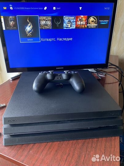 Sony PS4 Pro 1Tb прошитая 9.00 1Tb 7218B