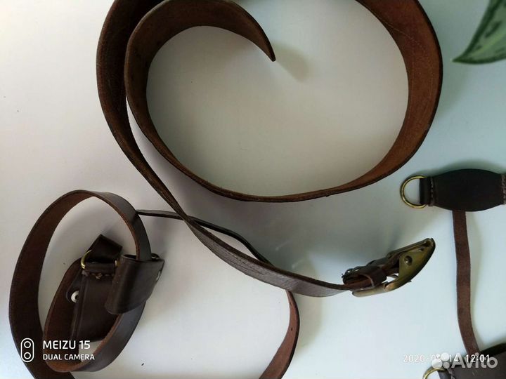 Ремень кожаный офицерский. СССР. 1984 год