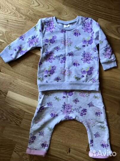 Одежда для девочки 74 80 пакетом