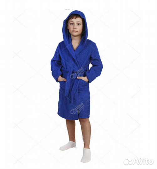 Детский махровый халат новый