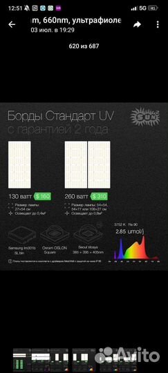 Фитолампа sun2 by MrGrower
