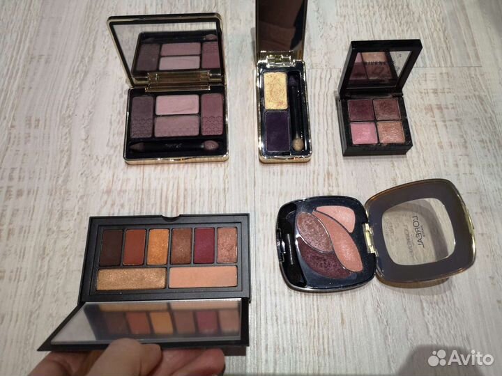 Тени для век Gurleain, Givenchy, smashbox, clarins