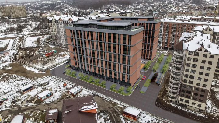 2-к. квартира, 77,3 м², 11/12 эт.