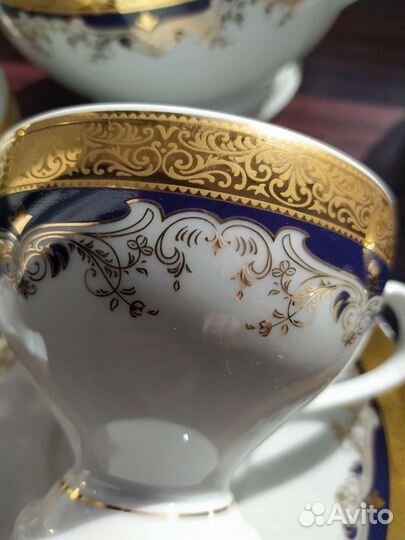 Чешский чайный сервиз, состояние нового