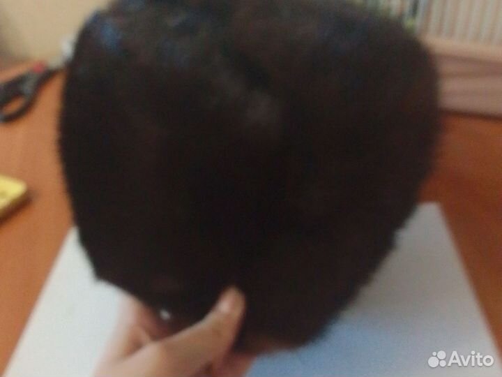 Мужская шапка формовка норковая