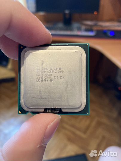 Материнская плата с процессором 775