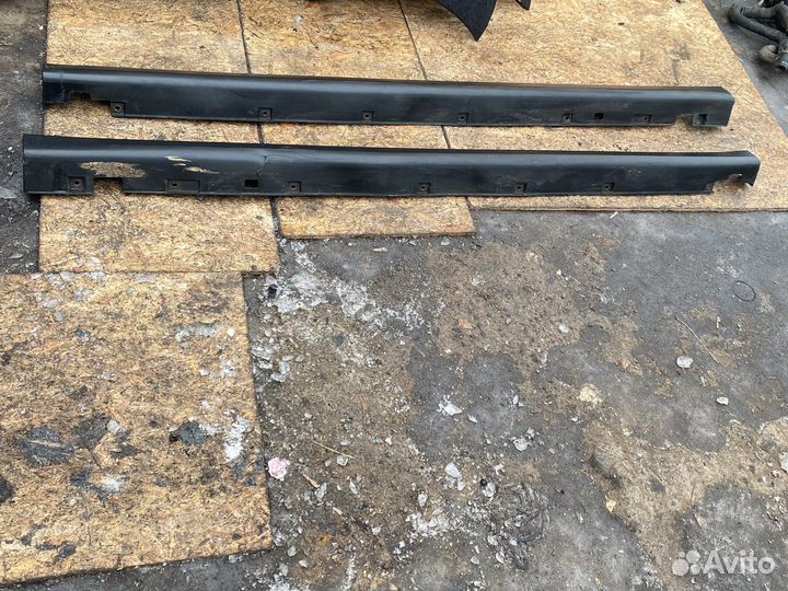Накладки пороги Nissan Almera g15