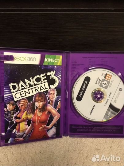 Игра Dance Central 3 для xbox 360, лицензия